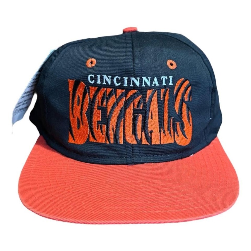 Vintage 90s NWT Cincinnati Bengals NFL Football Sportswear Snapback Hat OSFA